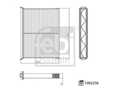 Interior filter 1002256 FEBI