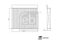 Interior filter 1007441 FEBI
