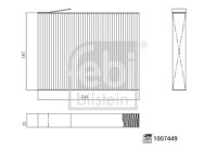 Interior filter 1007449 FEBI