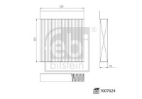 Interior filter 1007624 FEBI