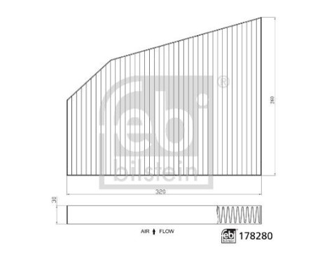 Interior filter 178280 FEBI, Image 2