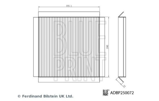 Interior filter ADBP250072 Blue Print