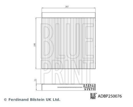 Interior filter ADBP250076 Blue Print, Image 3