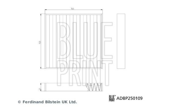 Interior filter ADBP250109 Blue Print
