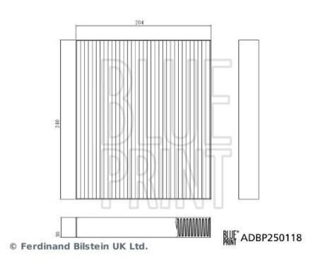 Interior filter ADBP250118 Blue Print