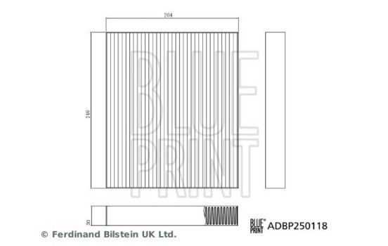 Interior filter ADBP250118 Blue Print