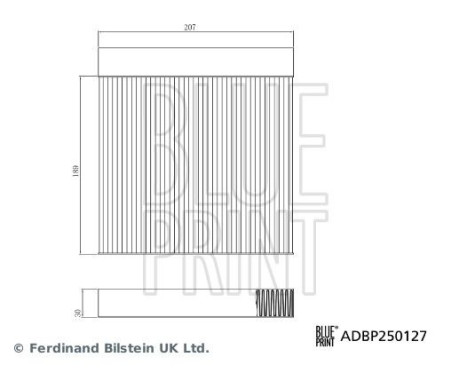 Interior filter ADBP250127 Blue Print