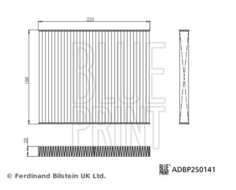 Interior filter ADBP250141 Blue Print