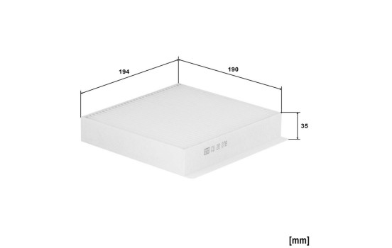 Interior filter CU 20 078 MANN-FILTER, Image 2