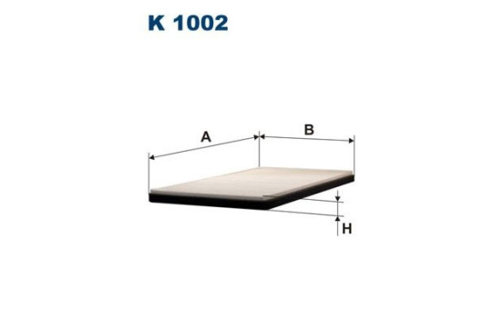 Interior filter K 1002 Filtron