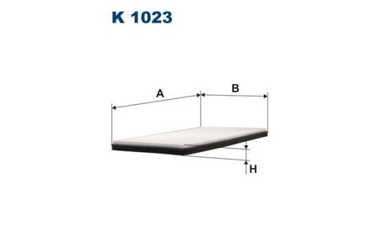Interior filter K 1023 Filtron