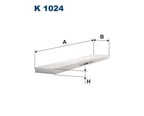 Interior filter K 1024 Filtron
