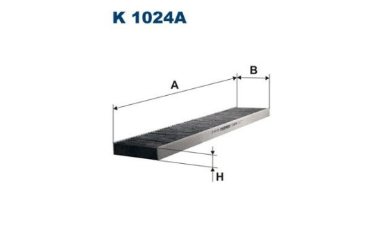 Interior filter K 1024A Filtron