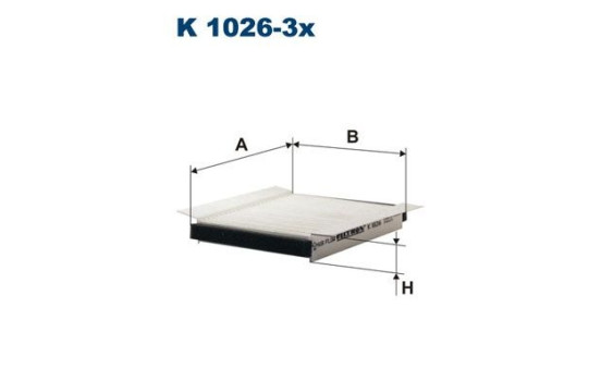 Interior filter K 1026-3x Filtron