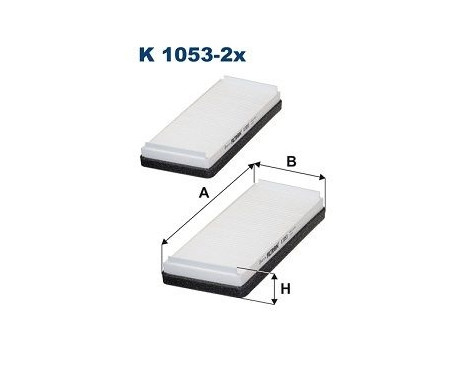 Interior filter K 1053-2x Filtron