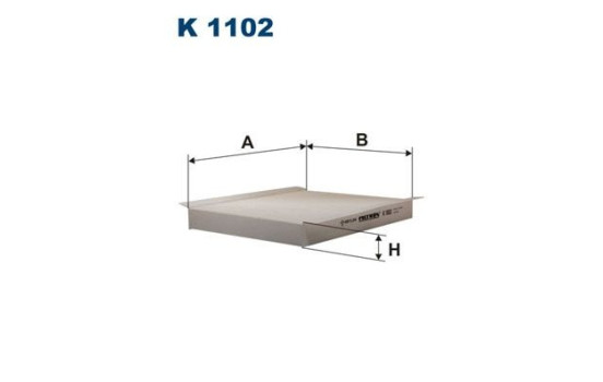 Interior filter K 1102 Filtron