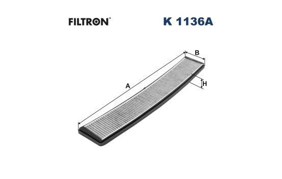 Interior filter K 1136A Filtron