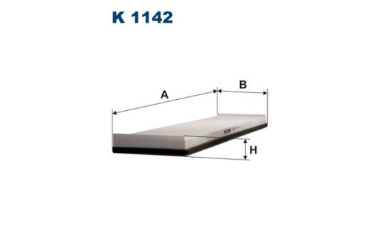 Interior filter K 1142 Filtron