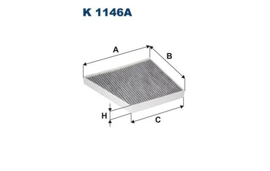 Interior filter K 1146A Filtron