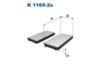 Interior filter K 1165-2x Filtron