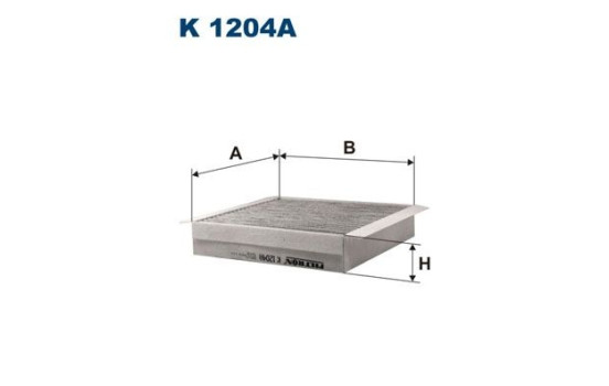 Interior filter K 1204A Filtron