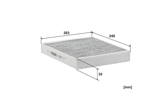 Interior filter K 1223A Filtron, Image 3
