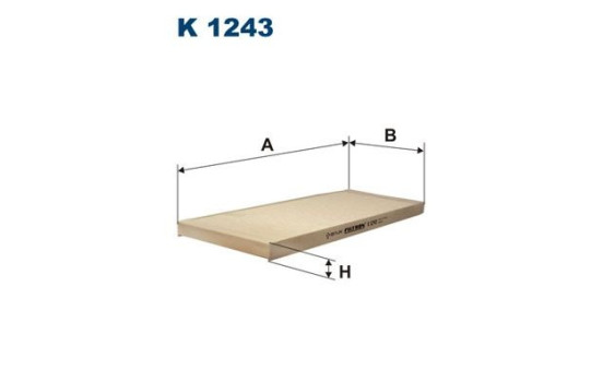 Interior filter K 1243 Filtron
