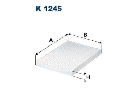 Interior filter K 1245 Filtron