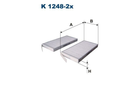 Interior filter K 1248-2x Filtron