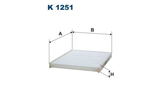 Interior filter K 1251 Filtron