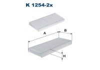 Interior filter K 1254-2x Filtron