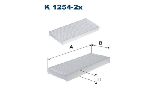 Interior filter K 1254-2x Filtron