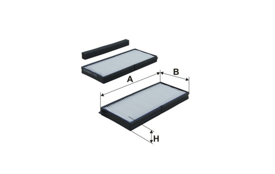 Interior filter K 1282-2x Filtron, Image 2