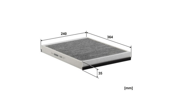 Interior filter K 1288A Filtron, Image 3