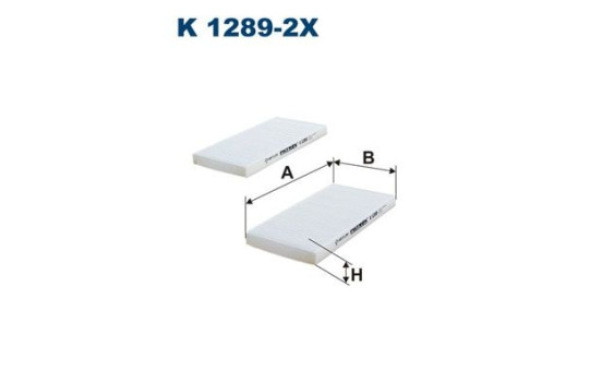 Interior filter K 1289-2x Filtron
