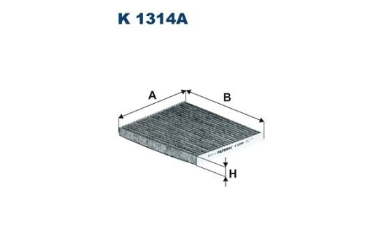 Interior filter K 1314A Filtron