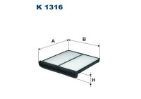 Interior filter K 1316 Filtron