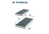 Interior filter K 1319A-2x Filtron