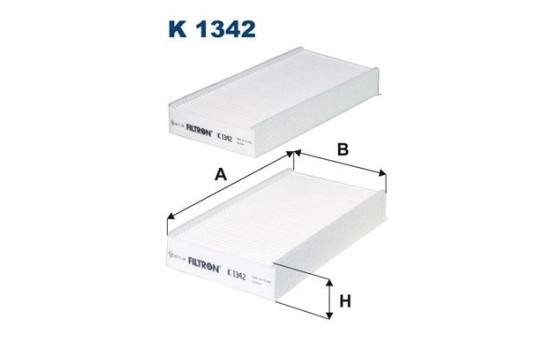 Interior filter K 1342-2x Filtron