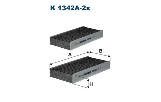 Interior filter K 1342A-2x Filtron