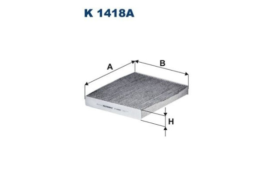 Interior filter K 1418A Filtron
