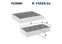 Interior filter K 1422A-2x Filtron