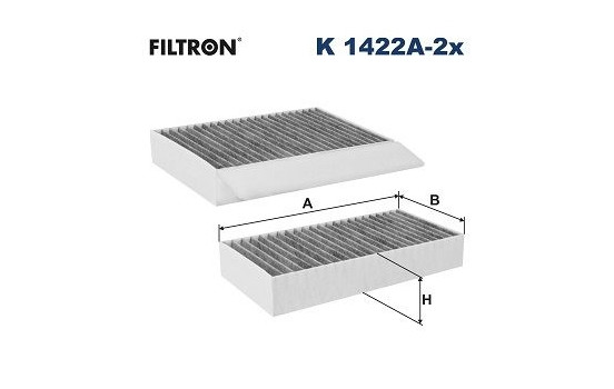 Interior filter K 1422A-2x Filtron