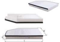 Interior filter LA 863/1 Mahle