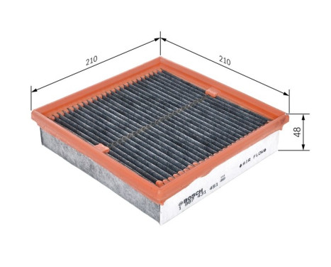 Interior filter R1451 Bosch, Image 5