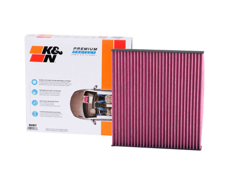 K&N Premium Single-Use Cabin Air Filter fits Mazda/Ford various models (DVF5057) K&N, Image 3