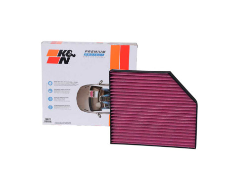 K&N Premium Single-Use Cabin Air Filter suitable for Audi/Porsche various models (DVF5017) K&N, Image 3