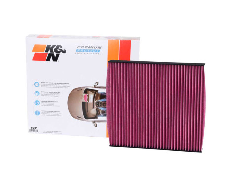 K&N Premium Single-Use Cabin Air Filter suitable for Volkswagen various models (DVF5001) K&N, Image 3