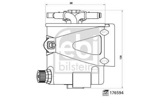 Fuel filter 176594 FEBI, Image 3