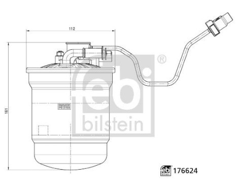 Fuel filter 176624 FEBI, Image 3